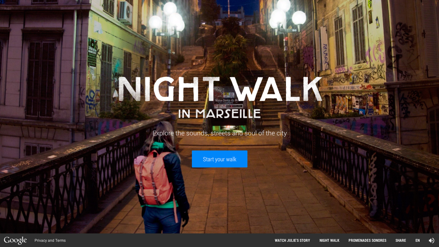 Google Night Walk