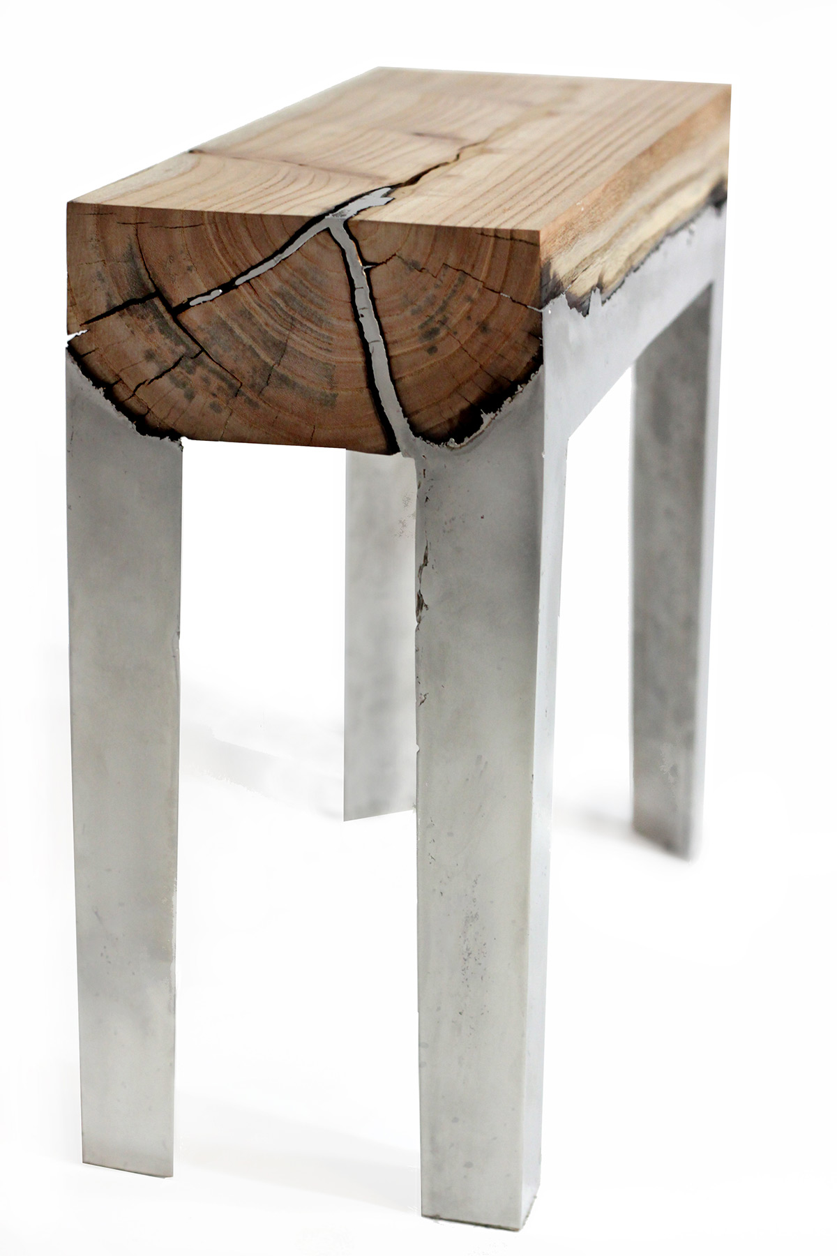 cast aluminum tree bench